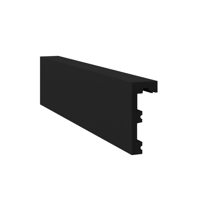 Krome K10040B czarna listwa karniszowa - Maskownice karnisza Krome